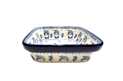 429 Bunzlau vierkant schaaltje 13 x 13 cm 2801X 429 Klein vierkant schaaltje 13x13cm